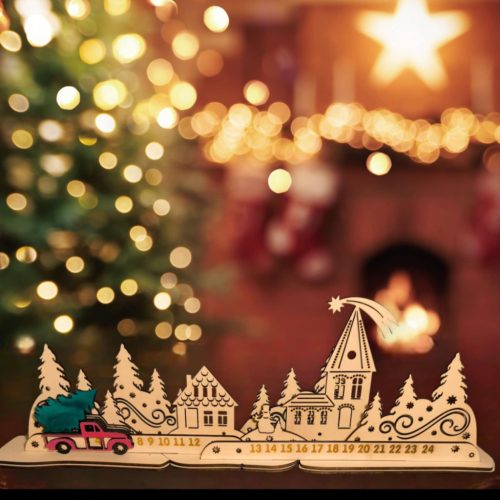 Lépegetős adventi naptár
